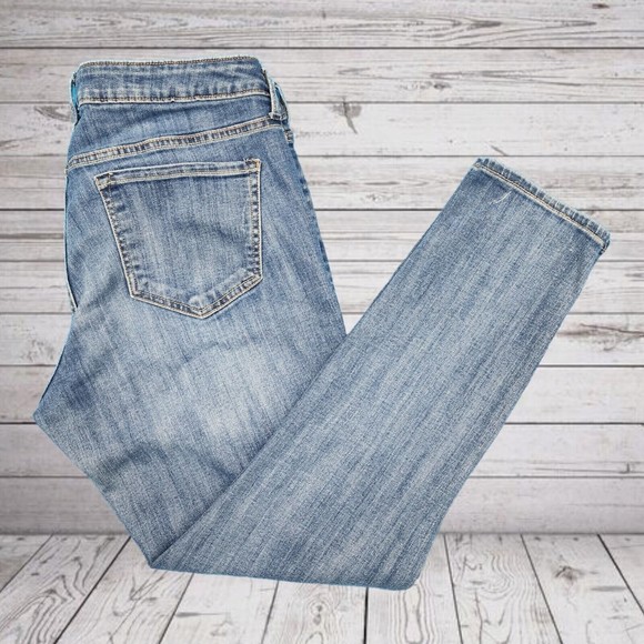 Old Navy Rockstar Women’s Jeans Size 14 Reg Blue Medium Wash - Picture 3 of 10